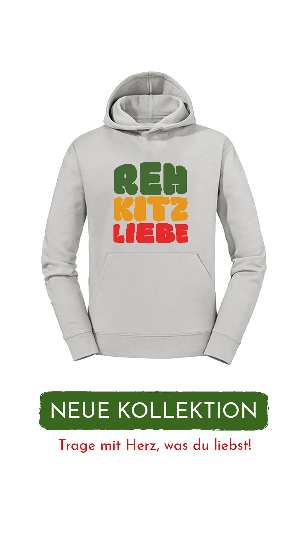 Hoodie Unisex "Rehkitzliebe" Bold Cosmic - verschiedene Farben