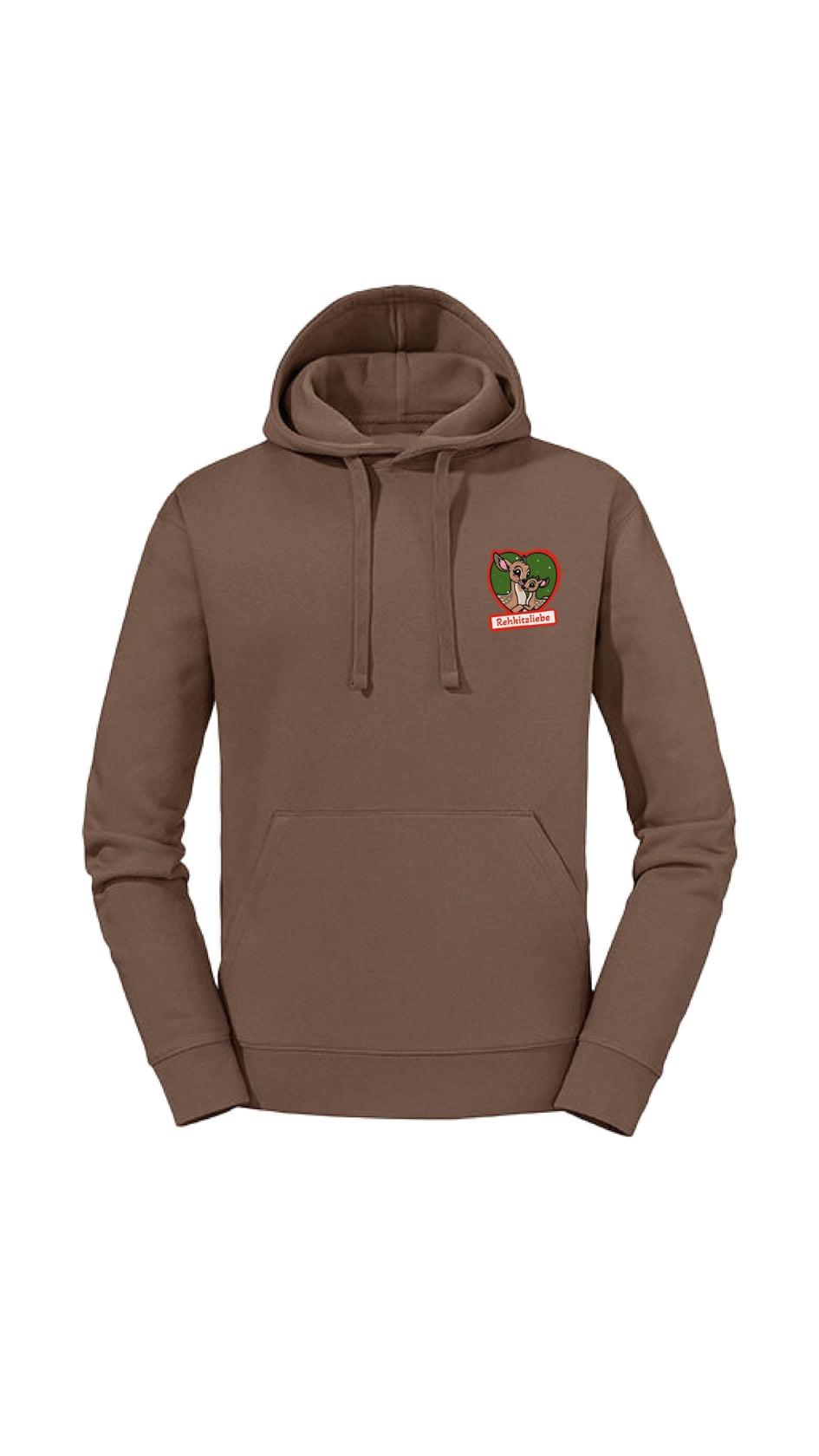 Hoodie Unisex Rehkitzliebe - Mocha