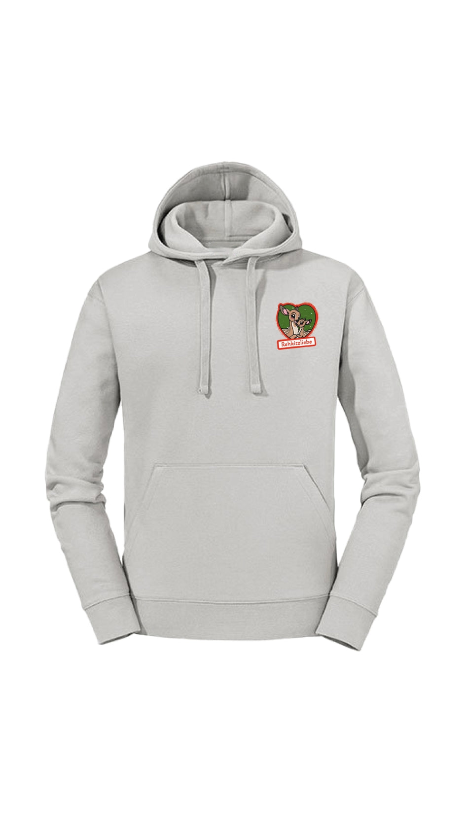 Hoodie Unisex Rehkitzliebe - Urban Grey