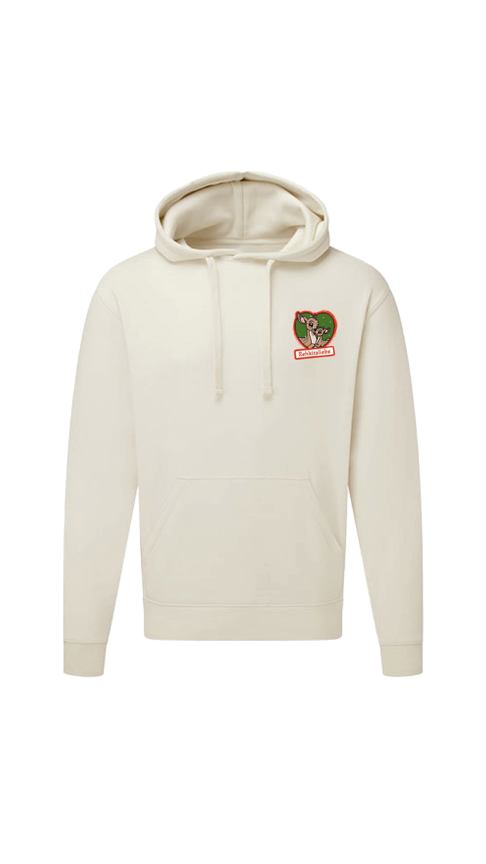 Hoodie Unisex Rehkitzliebe - Natural