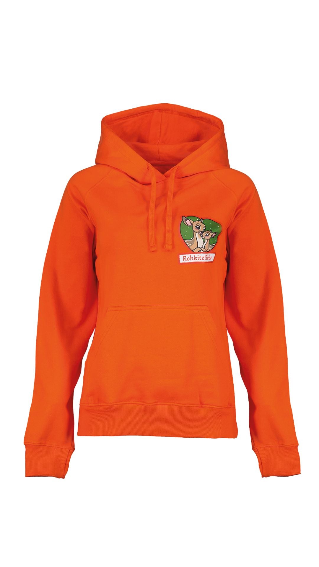 Hoodie Unisex Rehkitzliebe - orange