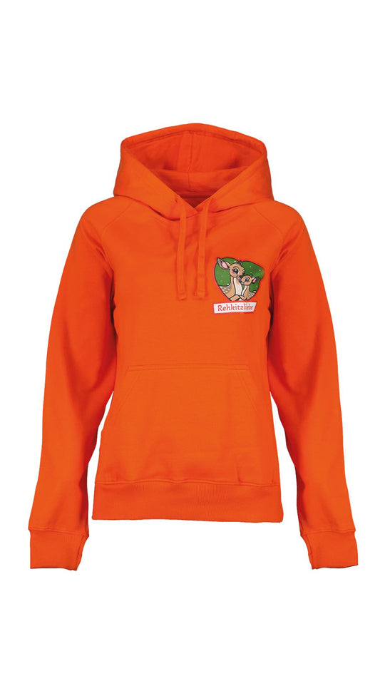 Hoodie Unisex Rehkitzliebe - orange