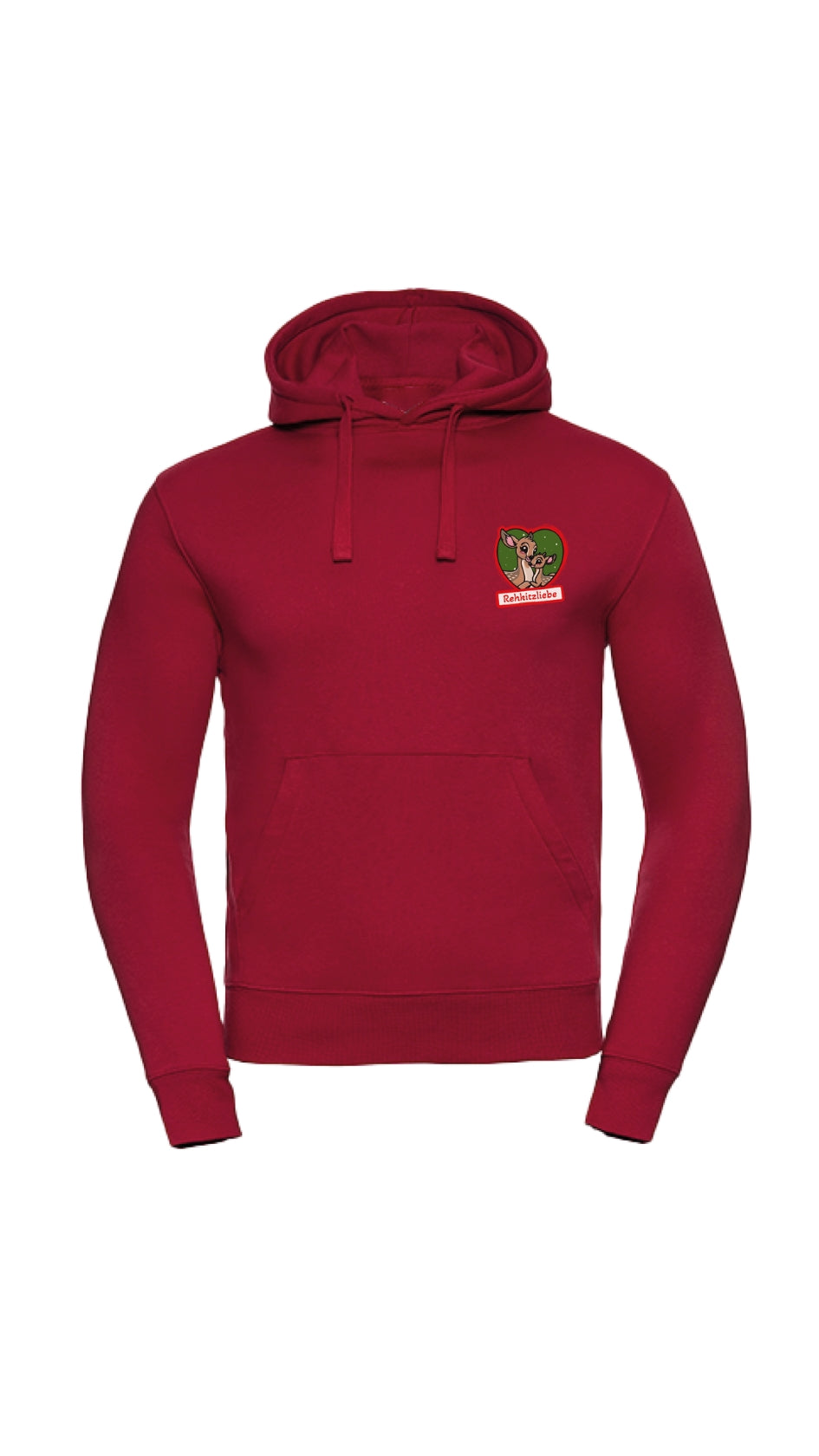 Hoodie Unisex Rehkitzliebe - Classic Red