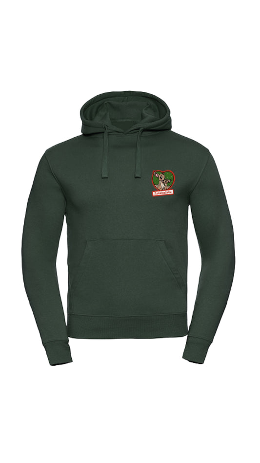 Hoodie Unisex Rehkitzliebe - Bottle Green
