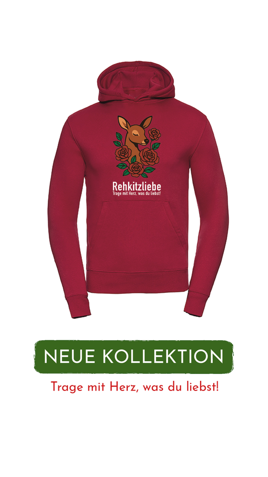 Hoodie Unisex "Rehkitzliebe" Dream Green - verschiedene Farben