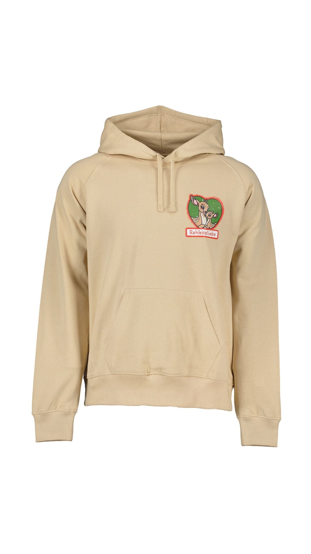 Hoodie Unisex Rehkitzliebe - sand