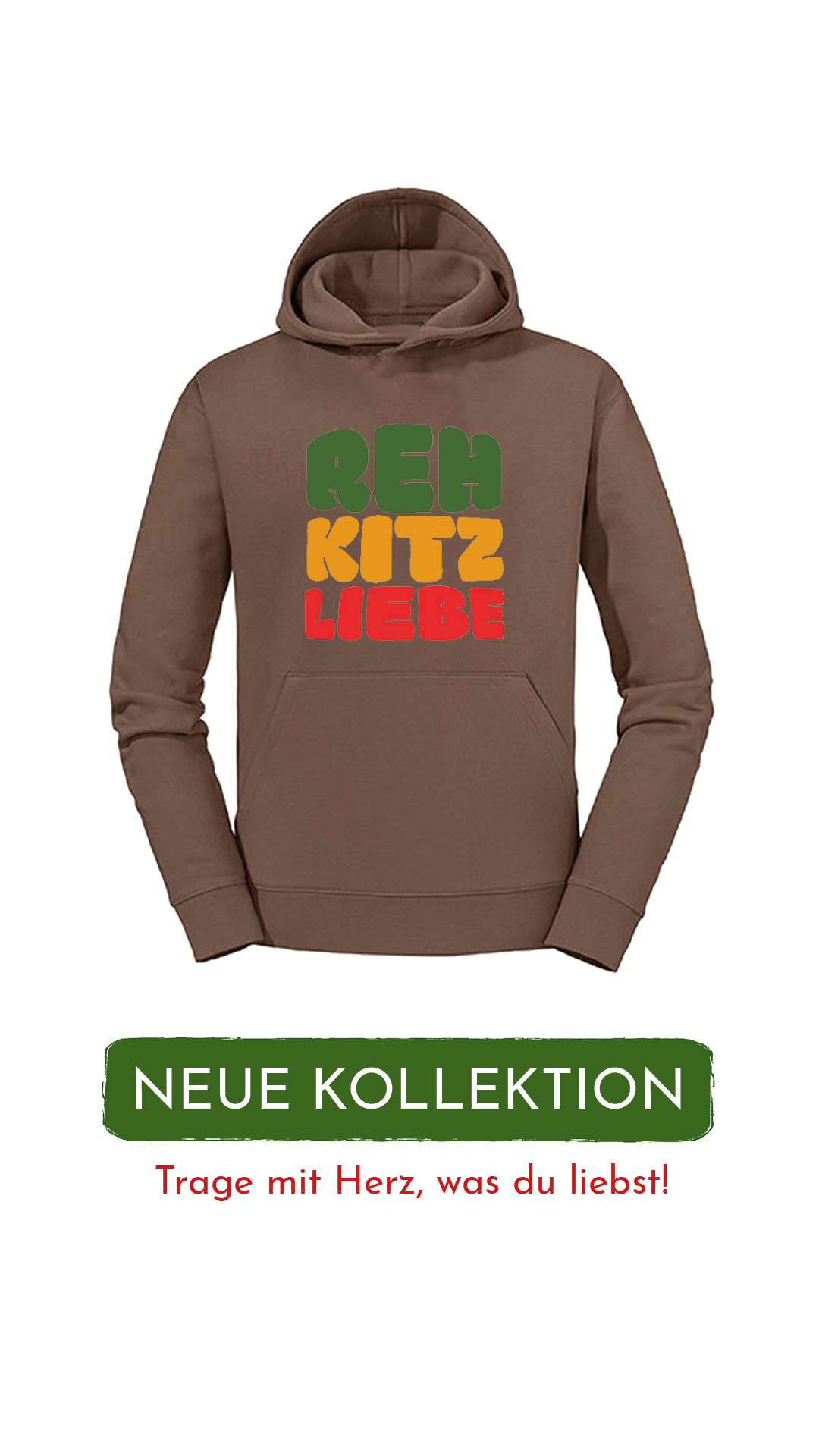 Hoodie Unisex "Rehkitzliebe" Bold Cosmic - verschiedene Farben
