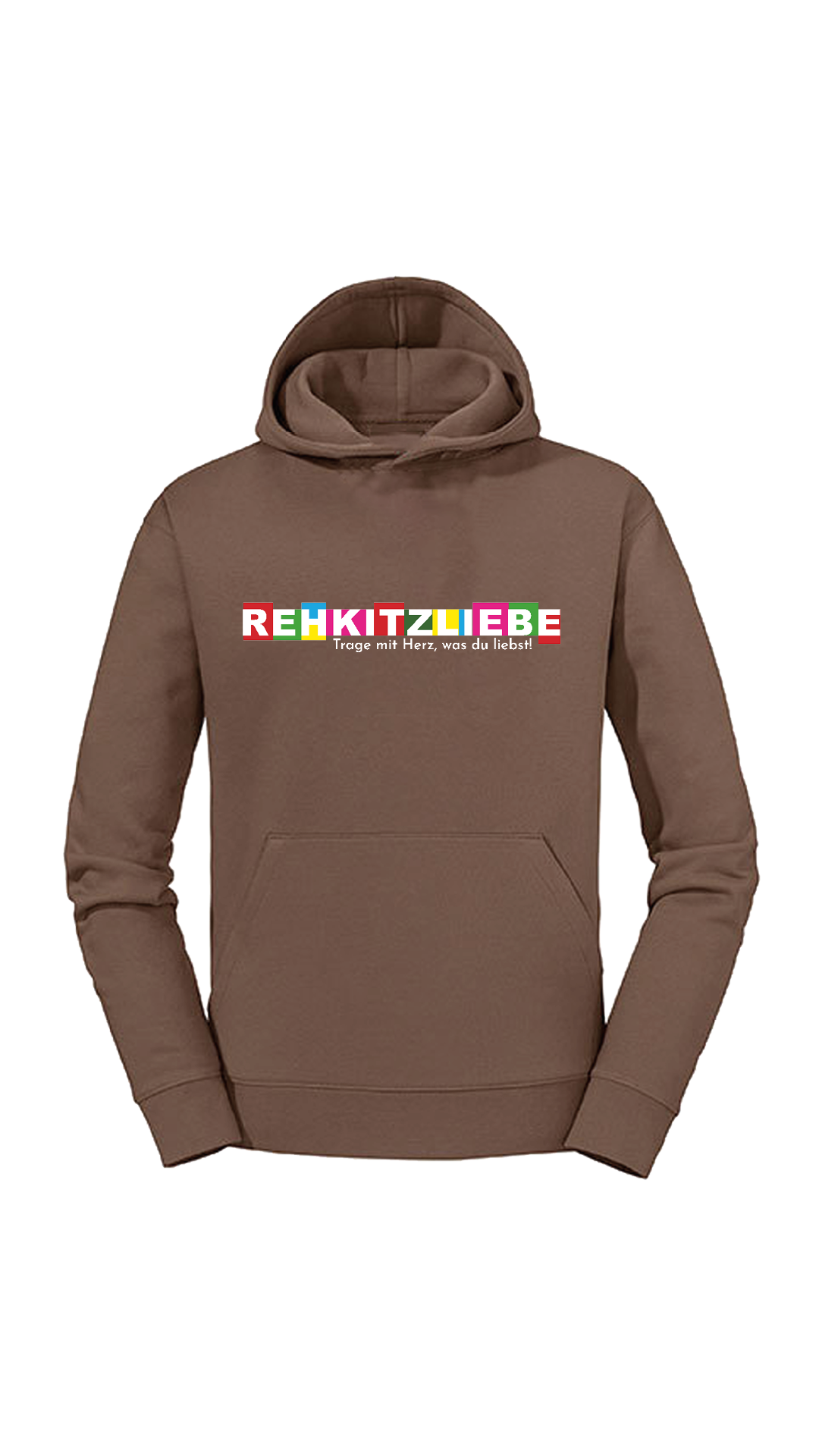 Hoodie Unisex "Rehkitzliebe" Druck: Cube white - verschiedene Farben