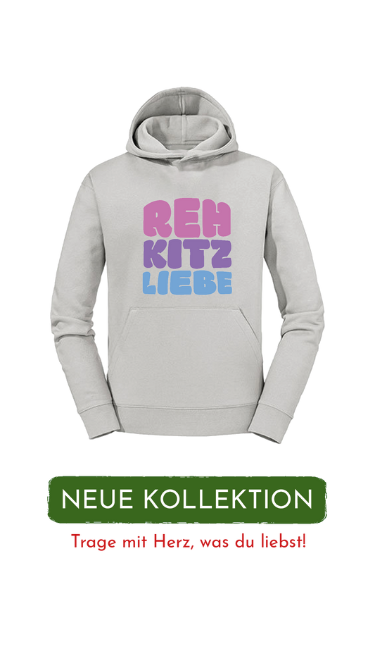 Hoodie Unisex "Rehkitzliebe" Bold Roots Purple - verschiedene Farben
